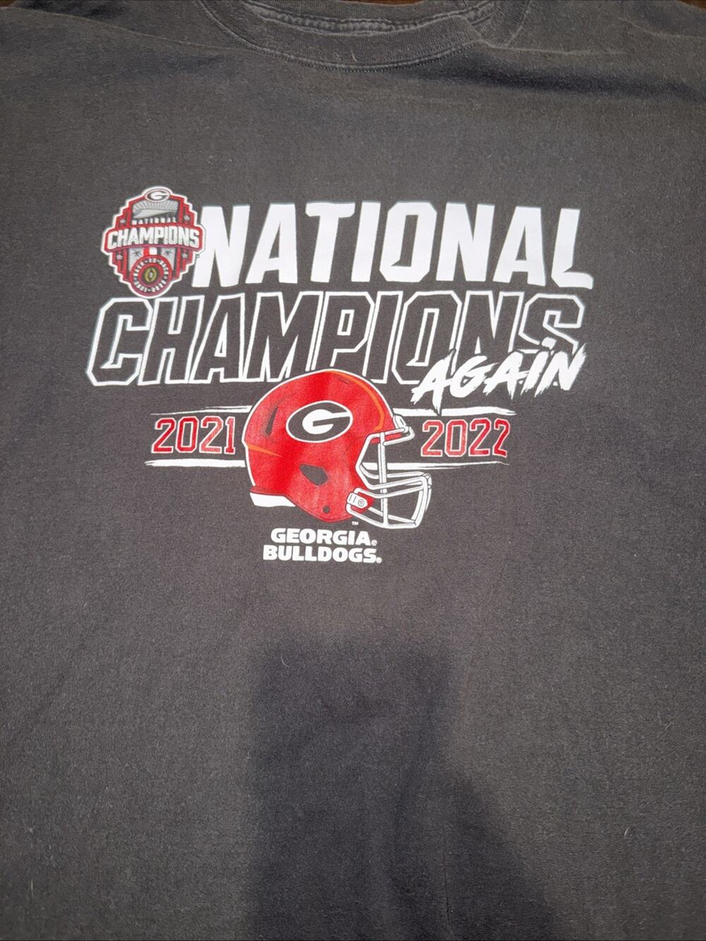 Georgia Bulldogs National Championship Men’s T-shirt 3XL